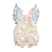 Mud Pie Girl's Bunny Print Tassel Romper