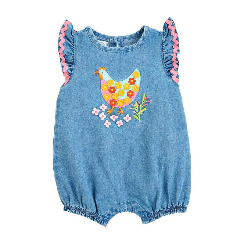 Mud Pie Girl's Chicken Romper