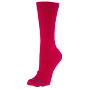 Stance Unisex Icon Red Crew Socks