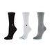 Unisex Icon 3 Pack Casual Mid Cushion Crew Socks