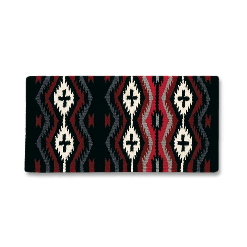1453-3 Las Cruces 36in x 34in New Zealand Wool Saddle Blanket