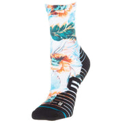 Ladies Flowerful Performance Crew Sock