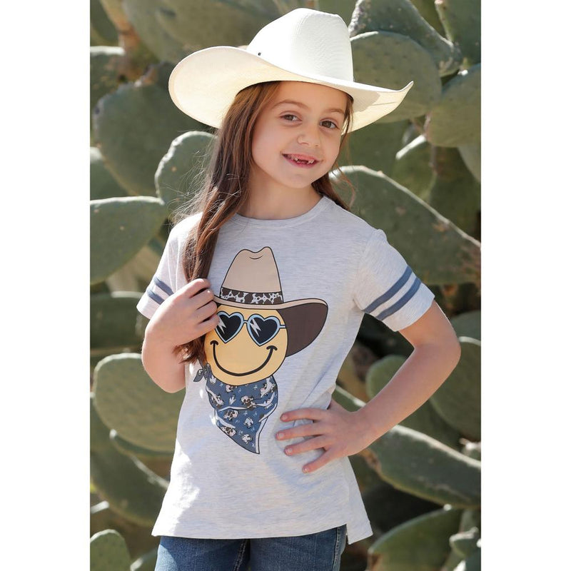 Girl's Smiley Face Tee