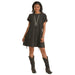 Women's T-Shirt Fringe Dress