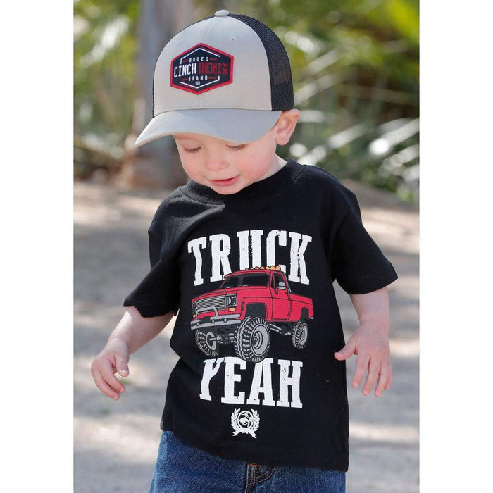 Cinch Boy's Denim Logo Cap
