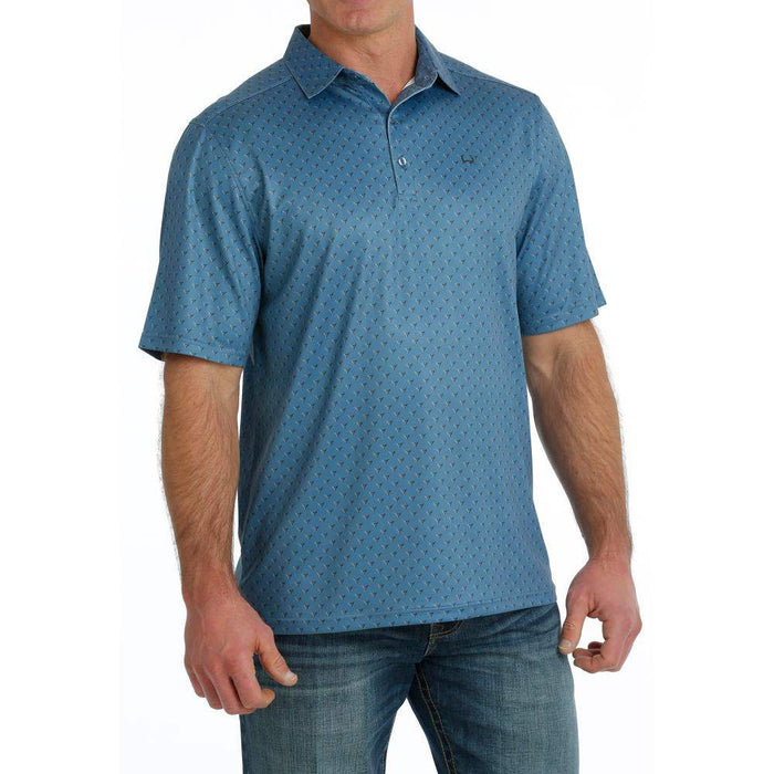 Men's ArenaFlex Blue Polo
