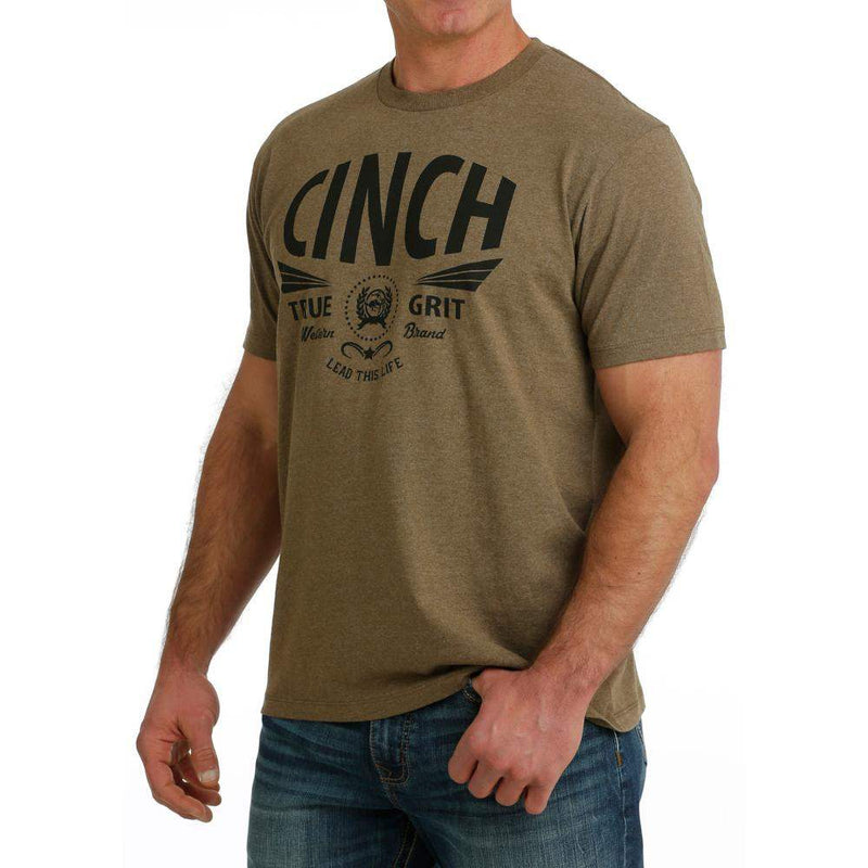 Cinch Men's Brown True Grit Tee