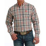 Cinch Men's Classic Fit Multi Plaid Button Down