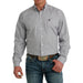Men's Classic Fit Purple Print Button Down