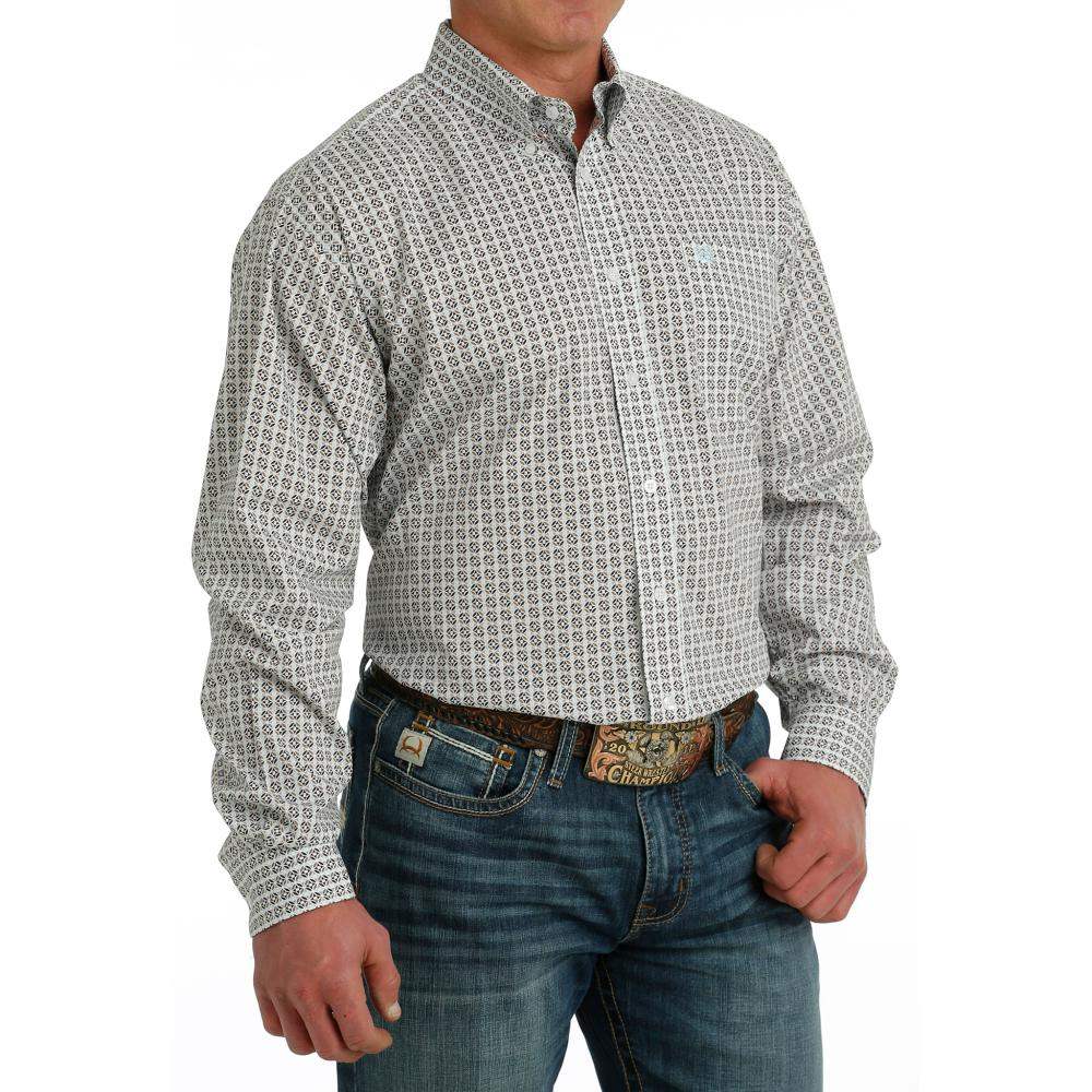 Cinch Men's Classic Fit Print Button Down