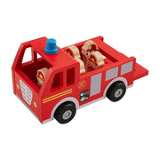 Mud Pie Firetruck Wood Vehicle Set