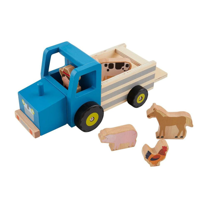 Tractor Wood Vehicle Set