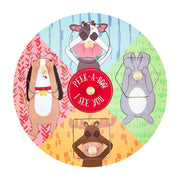 Mud Pie Peek A Boo Wood Puzzle
