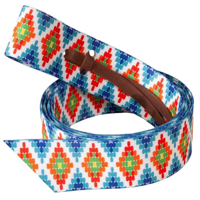 Fashion Prints Nylon Saddle Tie Strap
