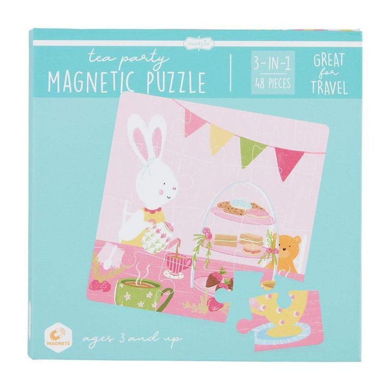 Mud Pie Tea Party Magnetic Puzzle Book