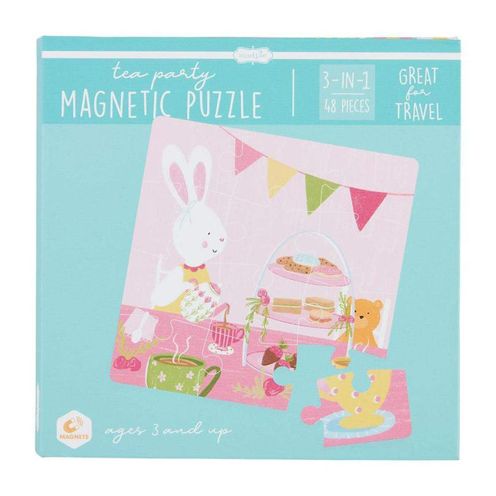 Mud Pie Tea Party Magnetic Puzzle Book