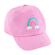 Mud Pie Rainbow Embroidered Cap