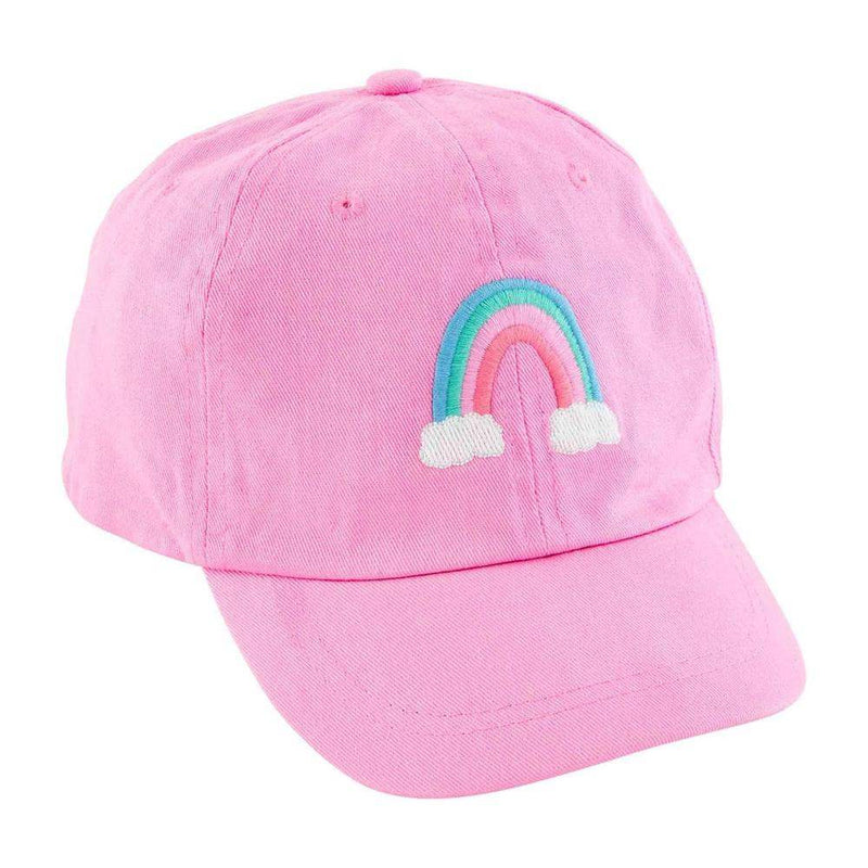 Mud Pie Rainbow Embroidered Cap