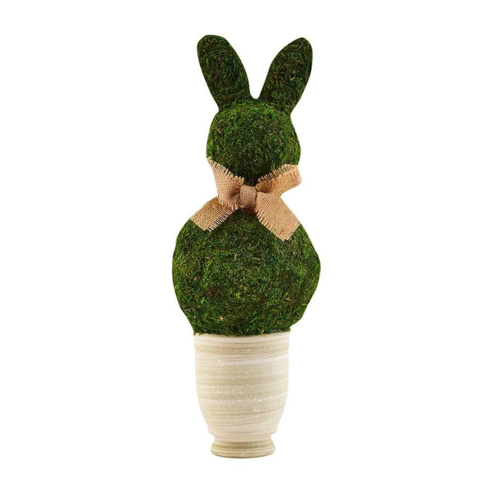 Large Moss Bunny Pot
