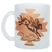 The Whole Herd Bronc Aztec 12 oz. Frosted Mug