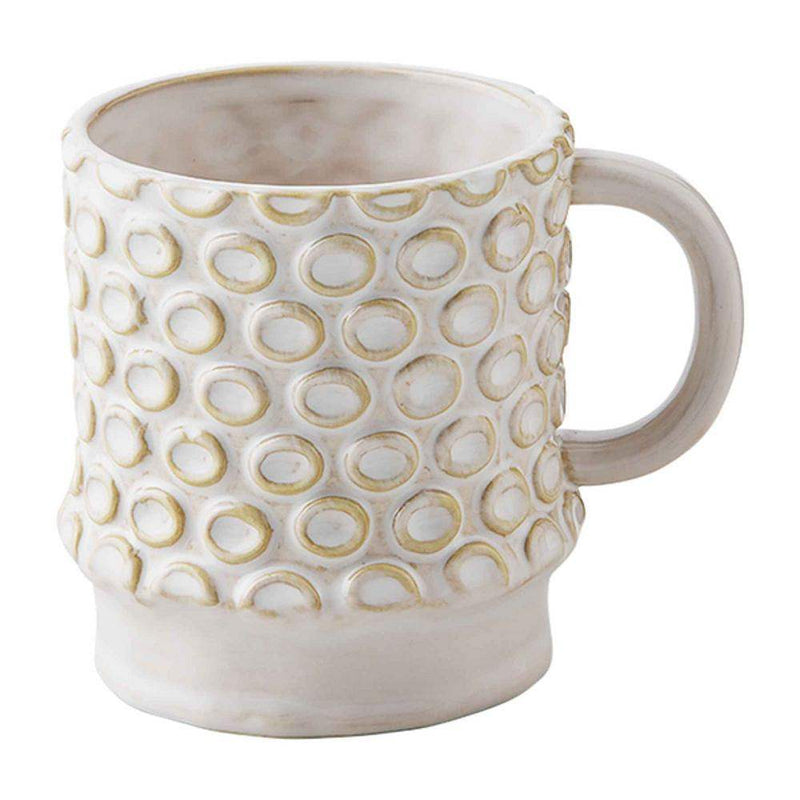 Mud Pie Circles Stoneware Mug