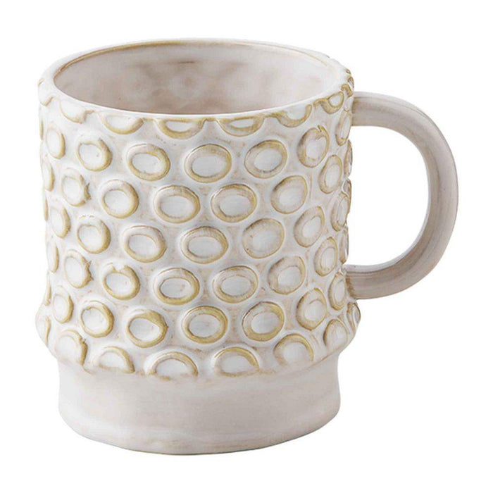 Mud Pie Circles Stoneware Mug