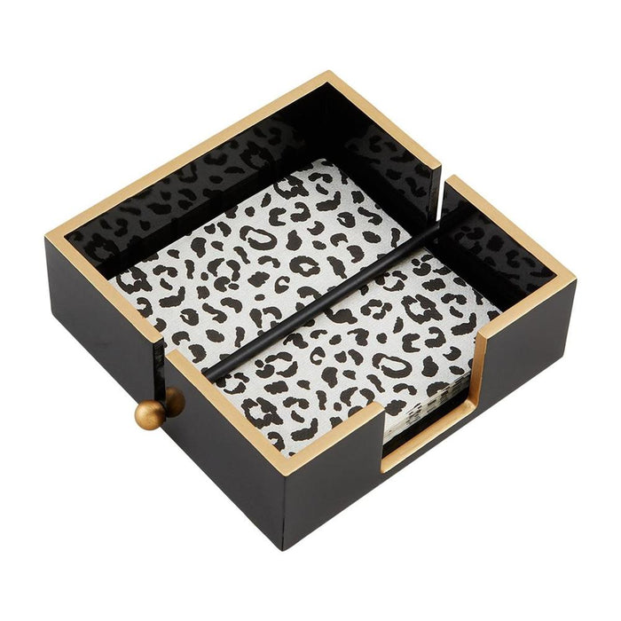 Animal Print Napkin Caddy