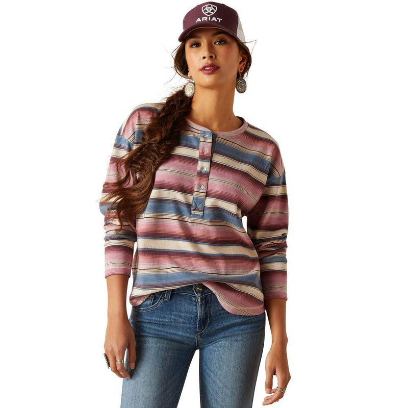 Ariat Women's Terry Henley Sweatshirt Serape