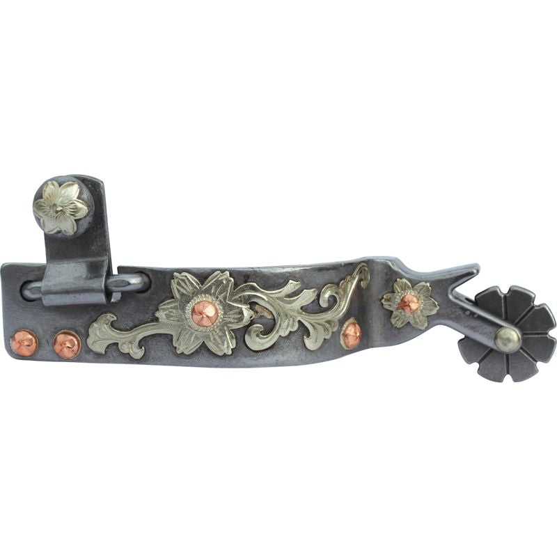 Professionals Choice Professional's Floral Copper Dot Chap Guard Spur