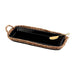 Mud Pie Black Tray and Natural Basket Set