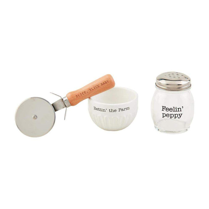 Mud Pie Pizza Condiment Set