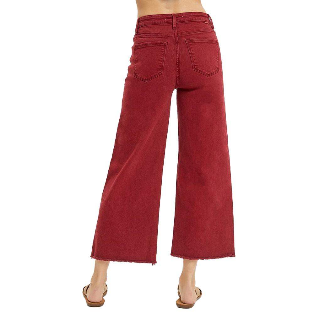 RISEN Full Size Tummy Control Mid Rise Ankle Straight Jeans Plus Size main image 0