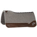 1 1/4 Inch Felt Saddle Pad with Vintage Brown Elephant Wear Leathers