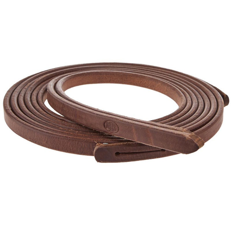 Heavy Oiled 5/8 Inch Loop End Split Reins