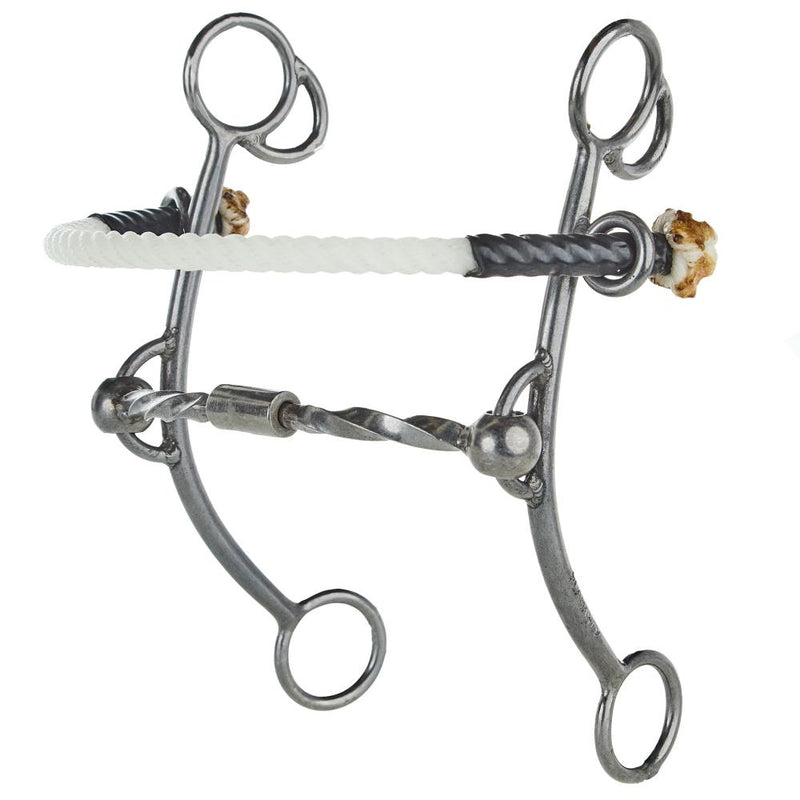 Big Betty Billy Allen Square Twist Rope Nose Combination Gag Bit