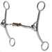 Reg'lar Betty Square Copper Roller Dog Bone Gag Bit
