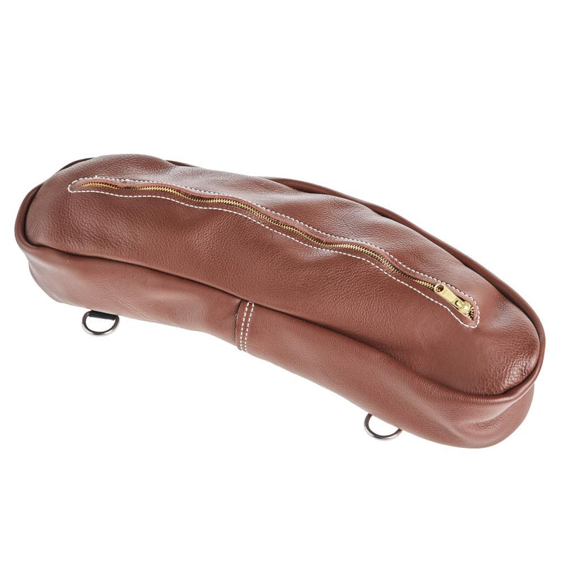 Medium Brown Leather Cantle Bag