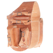 Natural Oil Hermann Oak Leather Medicine Saddle Bag