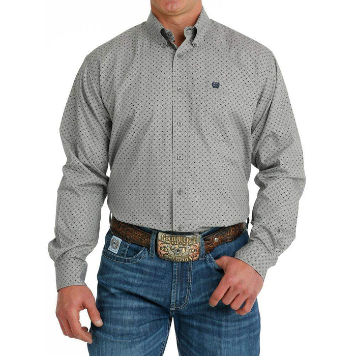Cinch Men's Geometric Print Button Down Shirt