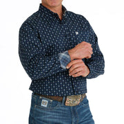 Cinch Men's Geometric Print Button Down Shirt