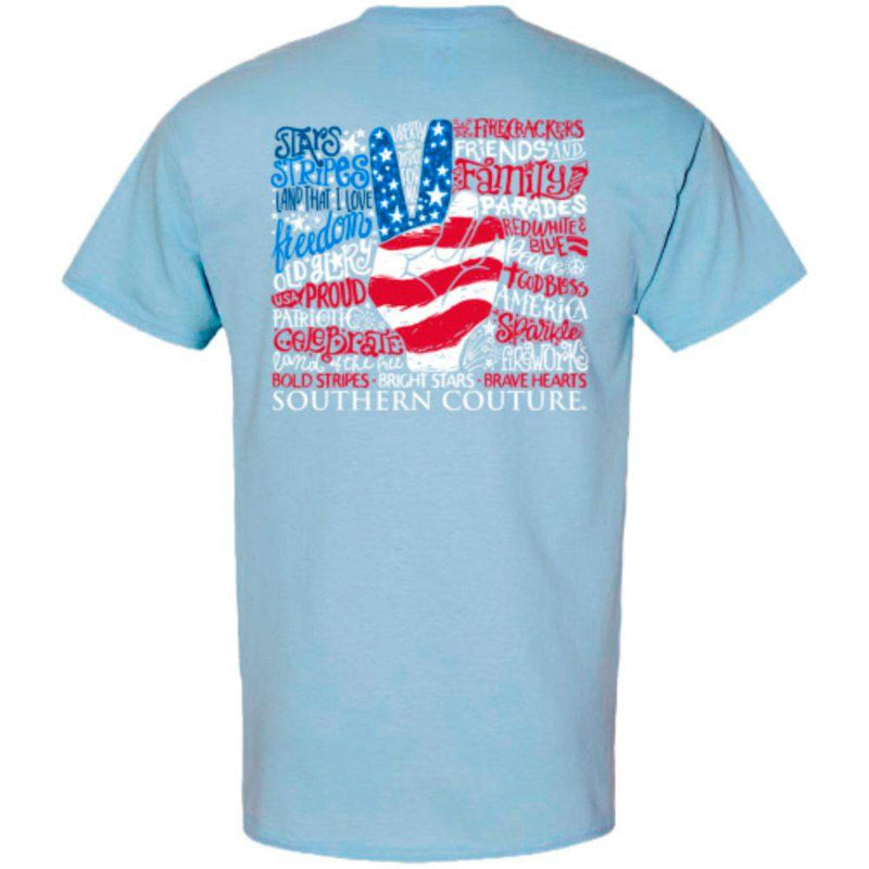 Women's Stars and Stripes Peace Tee
