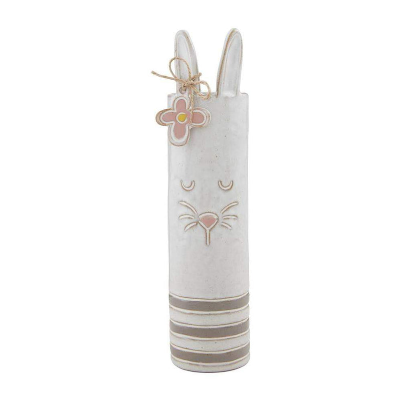 Mud Pie Grey Bunny Stem Vase
