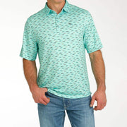 Men's Turquoise ArenaFlex Polo