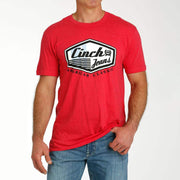 Men's Red Trucker Logo T-Shirt