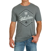 Men's Grey ase Logo T-Shirt