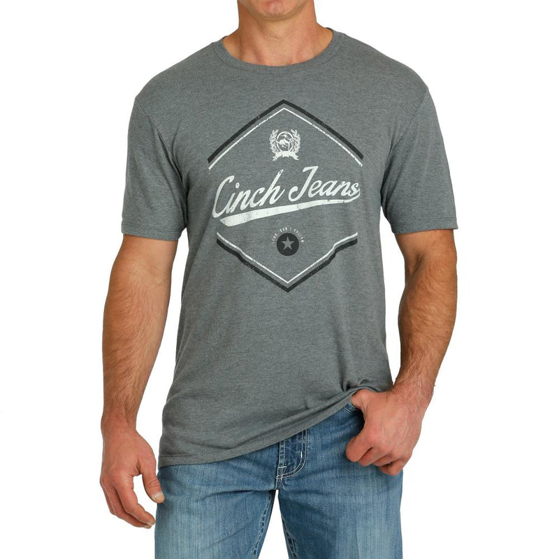 Men's Grey ase Logo T-Shirt