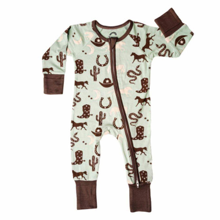 Emerson And Friends Giddy Up Bamboo Baby Pajamas