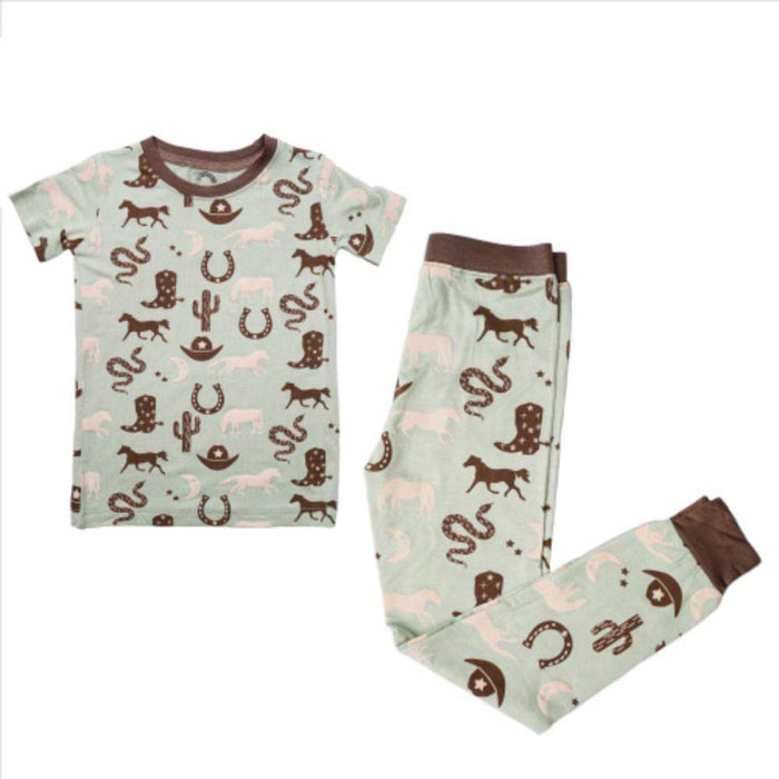 Giddy Up Bamboo Kid Pajamas