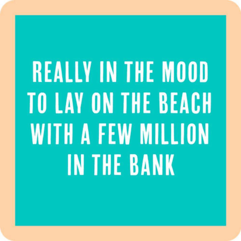Lay On Beach Coaster
