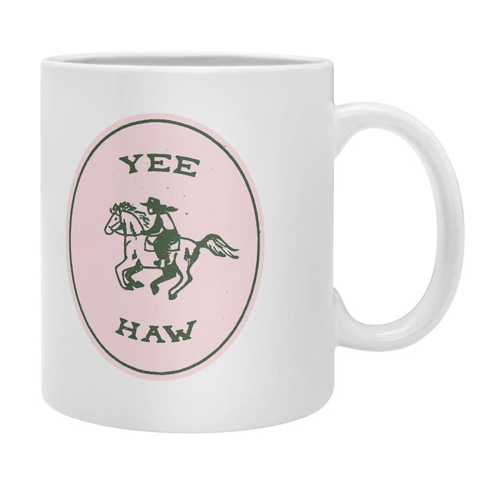 Yee Haw in Pink Coffee Mug